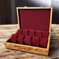 10 Watches – Carving – Wood Top – Hard Pillows