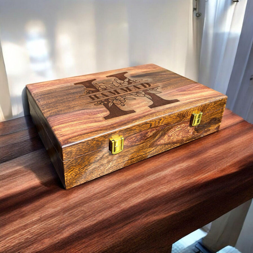 Customized Name or Logo Wooden Watch box