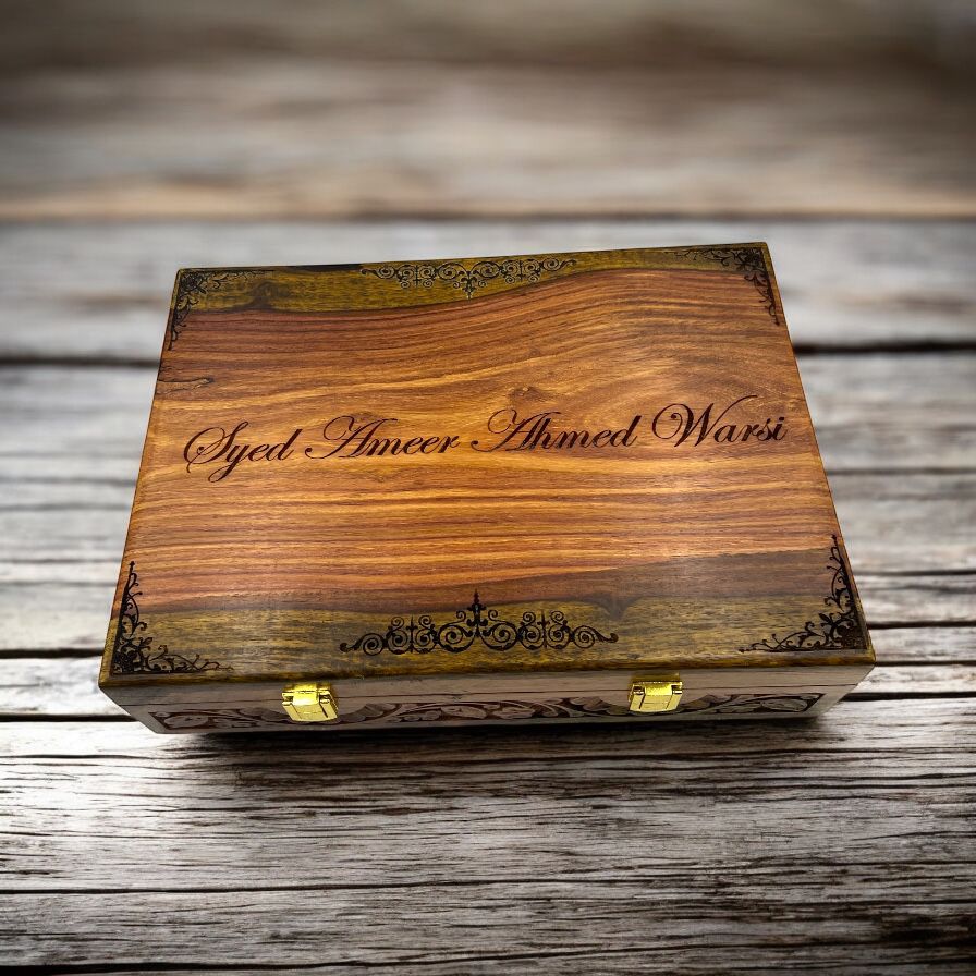 Customized Name or Logo Wooden Watch box