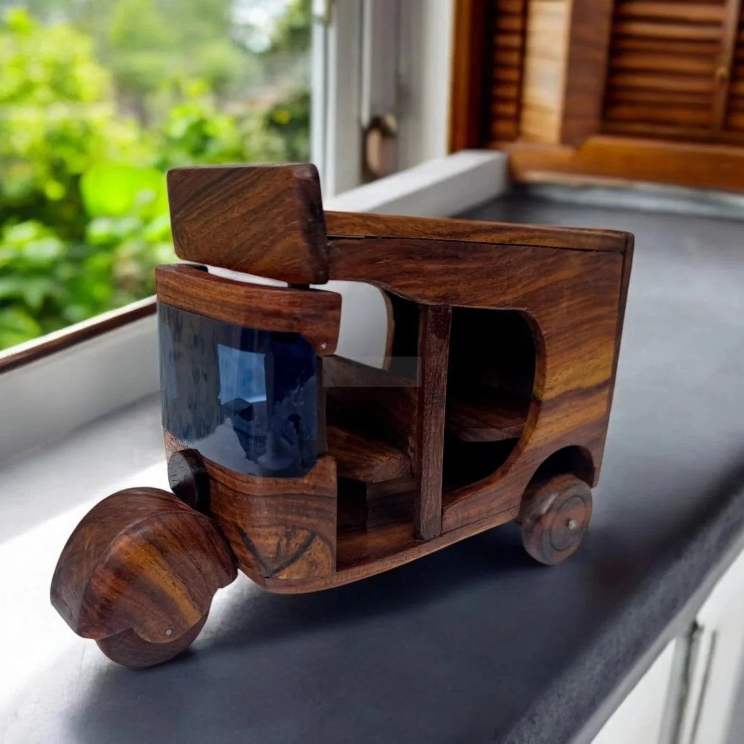 Wooden Rikshaw