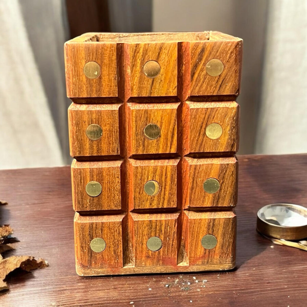 Wooden Pen Storage