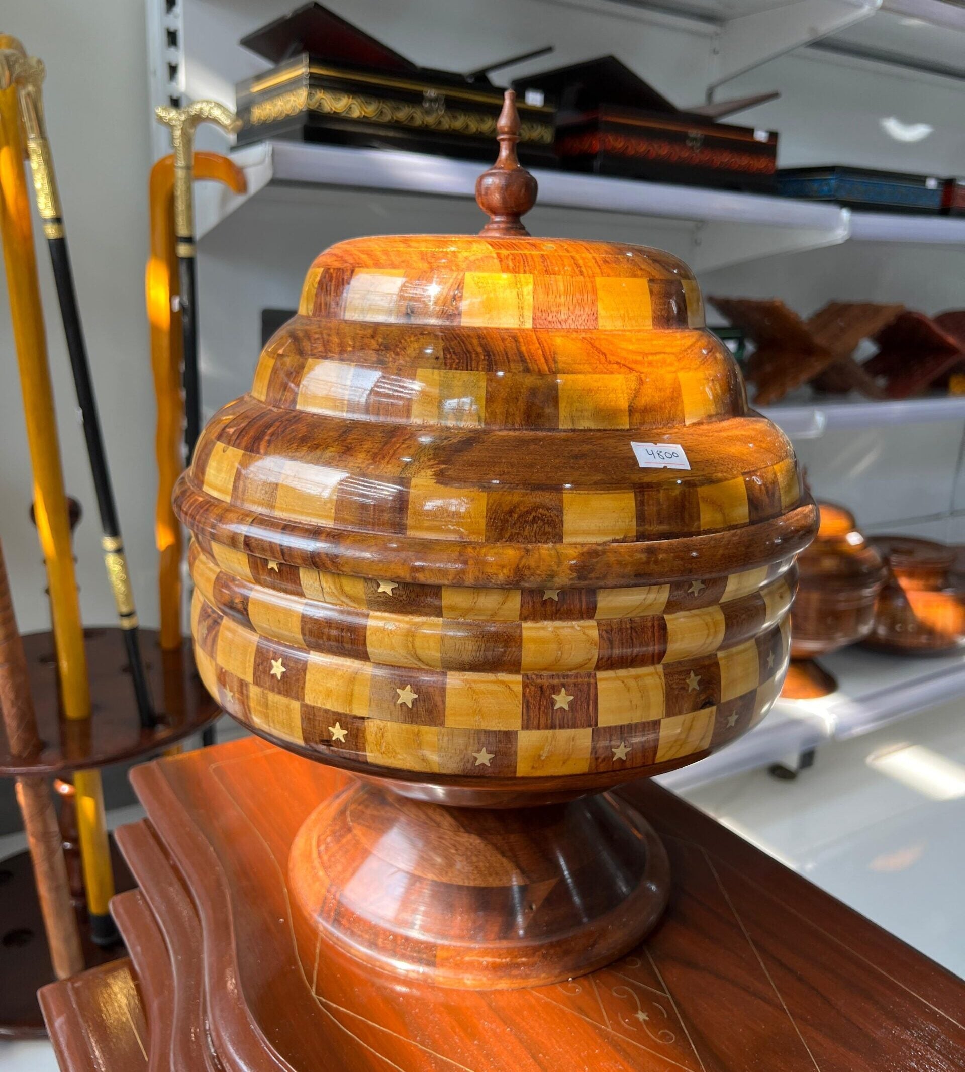 Wooden Hotpot – Tukri – Steel Bowl