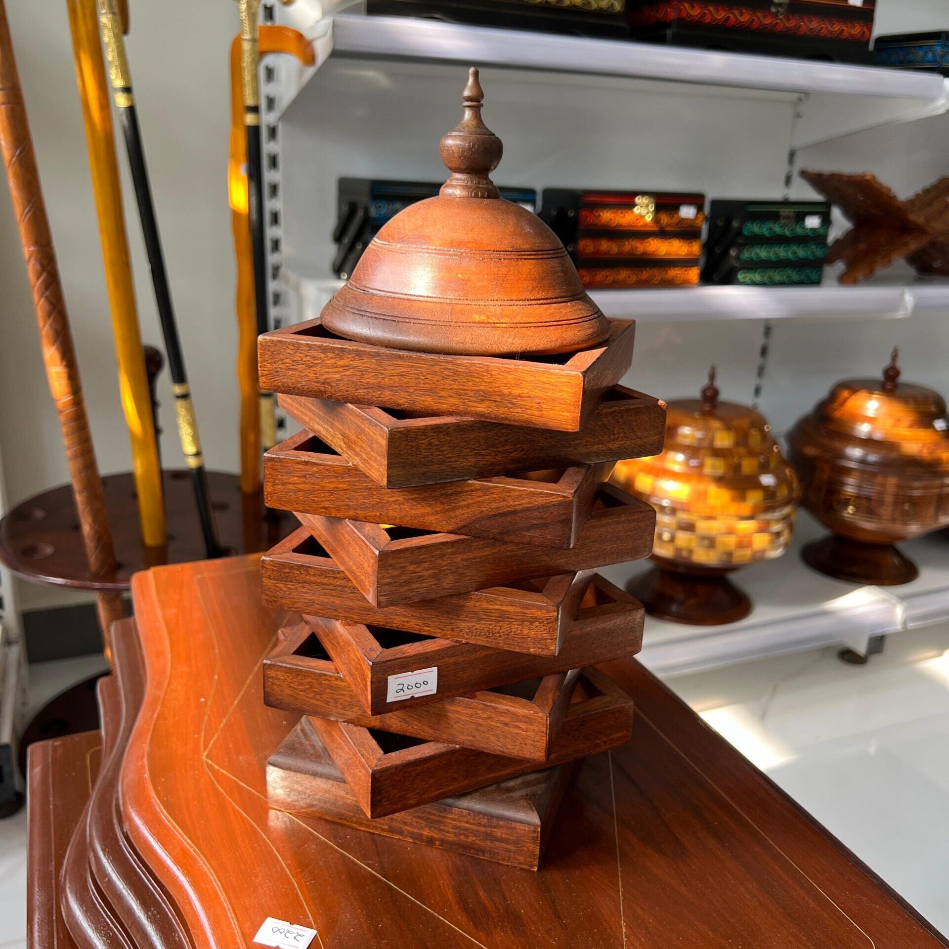 Wooden lamp