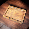 Wooden Platter - Rectangle - 6 x 8"