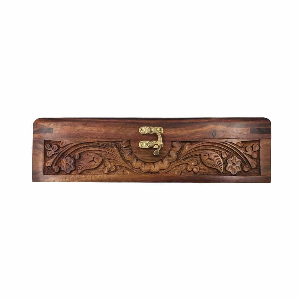 Spice Container – Carving design – 9 Movable Slots